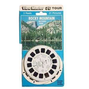 View-Master Vintage 3-D Tour Rocky Mountain National Park #5051 Reels 3 Pack